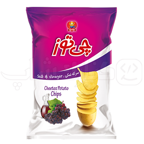 چیپس سرکه نمکی چی توز متوسط 60 گرم